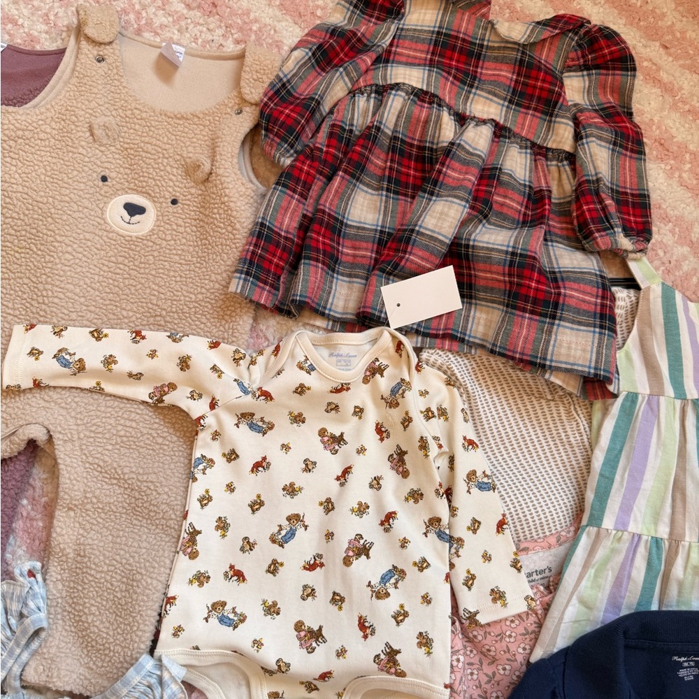 Baby Girl clothes Bundle 6-9 months old polo
